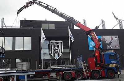 Wessels kraanwerk Plaatsen met kraan